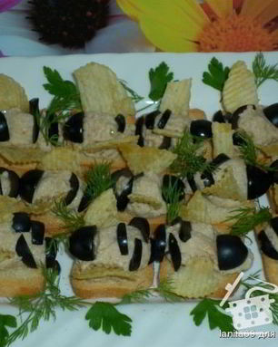 Паштет из печени трески