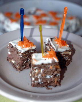 Печеночный тортик-канапе