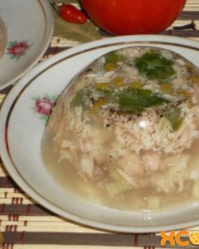 Домашний холодец из свинины