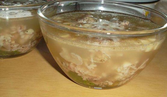 домашний холодец из свинины