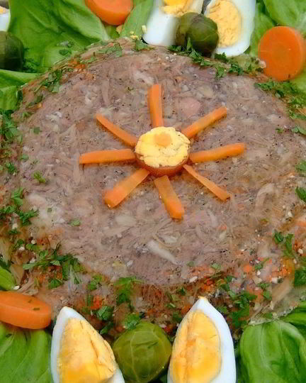 Рецепт холодца из говяжьих ног