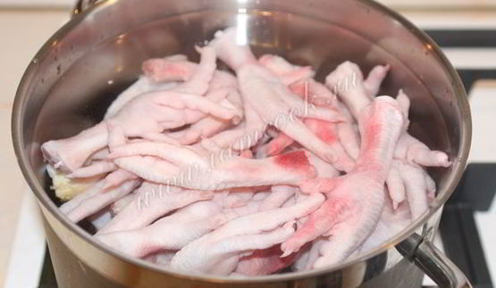 холодец из куриных ножек без желатина