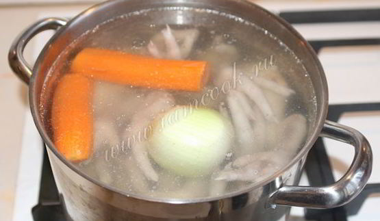 холодец из куриных ножек без желатина