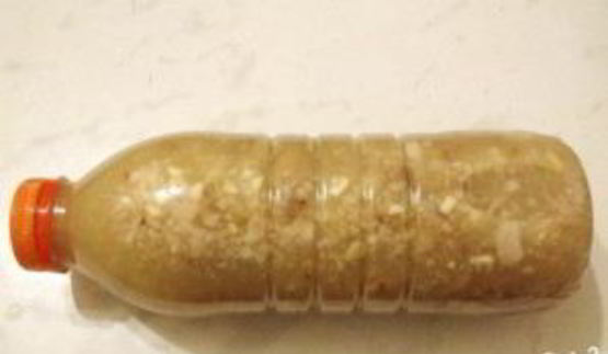 холодец из курицы в бутылке