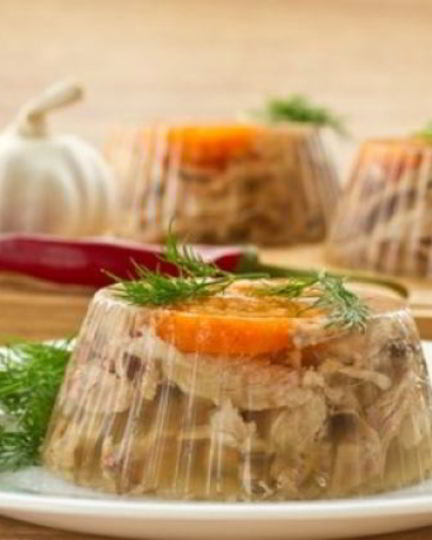 Рецепт холодца в формочках