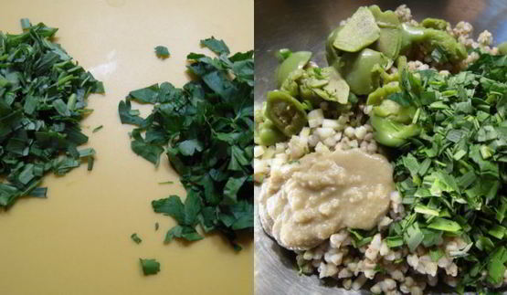 хумус из зеленой гречки