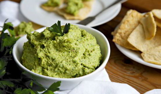 хумус из зеленой гречки