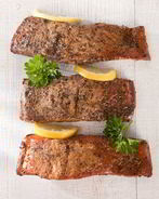 Маринованный лосось в мисо и саке