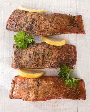 Маринованный лосось в мисо и саке