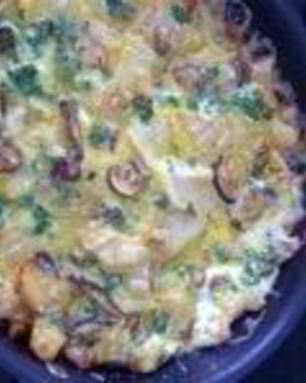 Фриттата с грибами