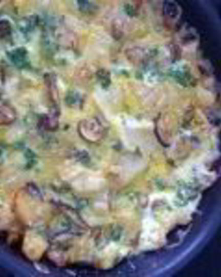 Рецепт фриттаты с грибами