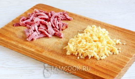 фриттата с картофелем и ветчиной