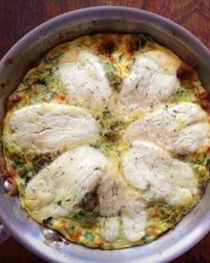 Рецепт фриттаты с сыром и кабачком