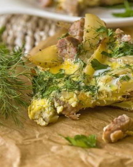 Рецепт крестьянского омлета