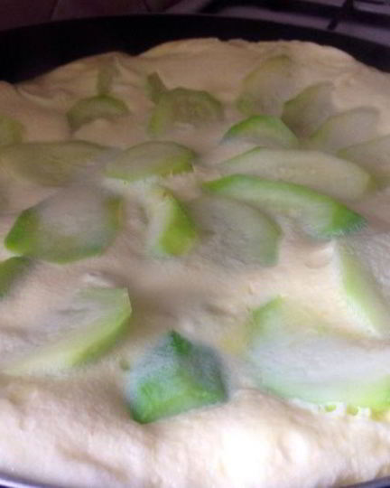 Рецепт нежного омлета с кабачками на сковороде