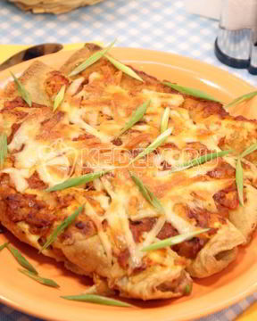 Омлет из яиц с начинкой