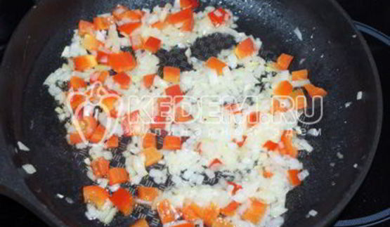 омлет из яиц с начинкой