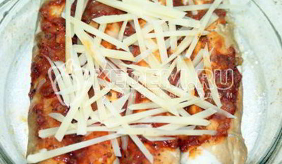 омлет из яиц с начинкой