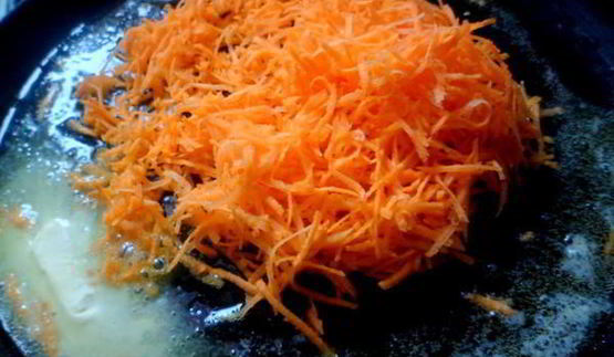 омлет морковный