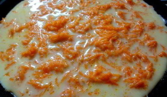 омлет морковный