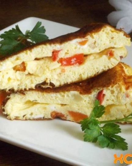 Рецепт омлета на кефире