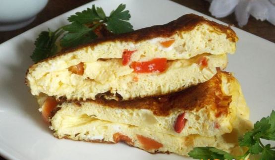 омлет на кефире