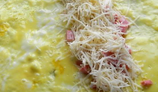 омлет по-гавайски