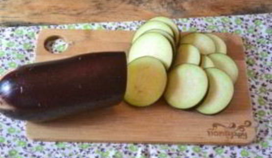 омлет с баклажанами и помидорами