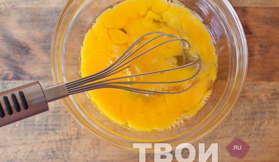 омлет с баклажанами