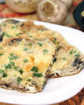 Омлет с грибами и сыром