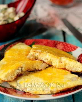Омлет с курицей
