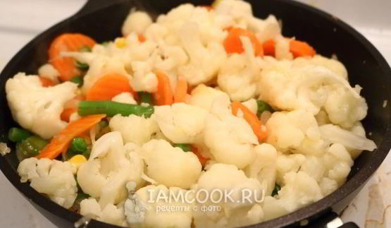 омлет с овощами в духовке