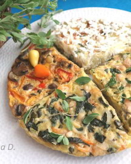 Рецепт омлета с овощами времена года