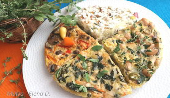 омлет с овощами времена года