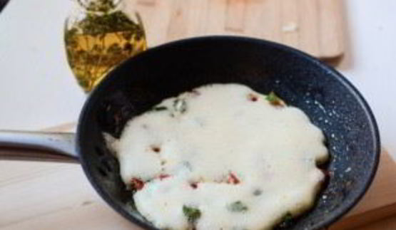 омлет с перцем