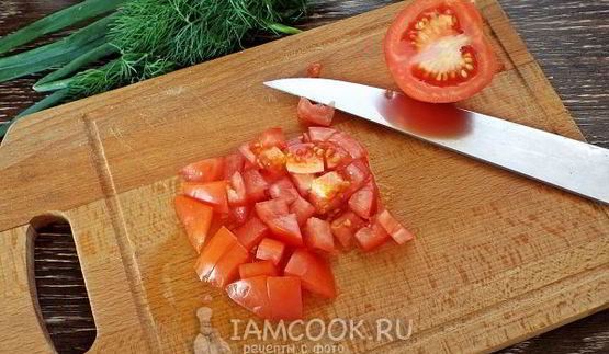 омлет с помидорами в духовке