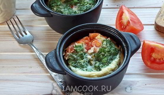 омлет с помидорами в духовке