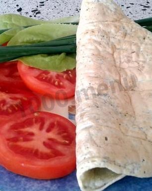 Омлет с семенами чиа на завтрак