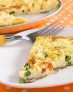 Омлет с творогом и зеленью