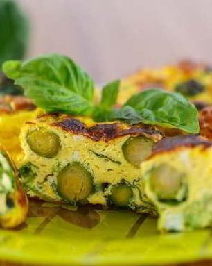 Витаминный омлет с брюссельской капустой