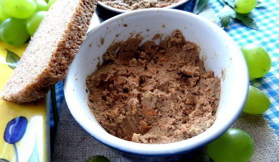 ароматный паштет к завтраку