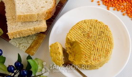 чечевичный паштет с морковью