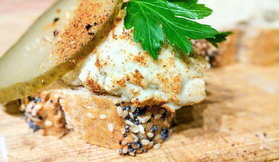 фасолевый паштет с грибами