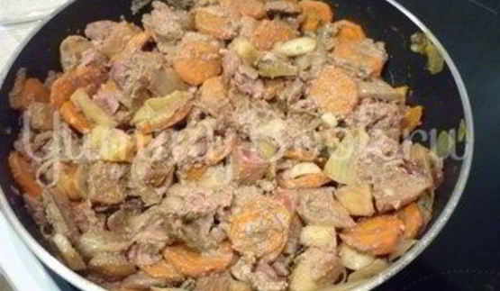 нежный паштет под апельсиновым желе