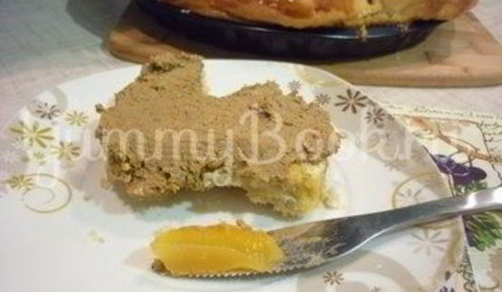 нежный паштет под апельсиновым желе