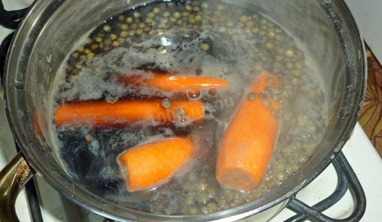 паштет из чечевицы с морковью