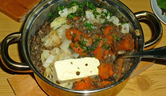 паштет из чечевицы с морковью