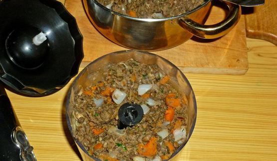 паштет из чечевицы с морковью