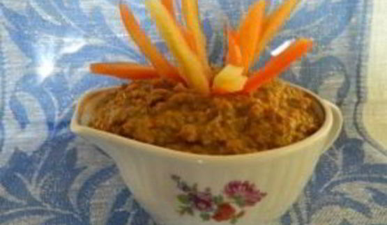 паштет из говяжей печени с морковью и луком