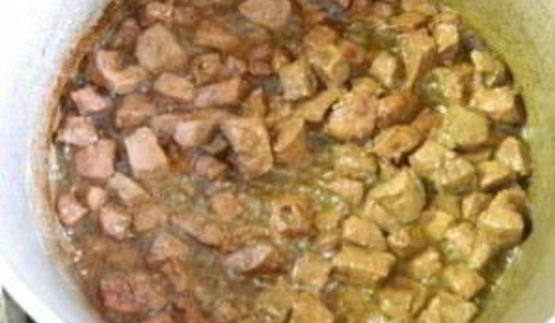 паштет из говяжей печени с морковью и луком